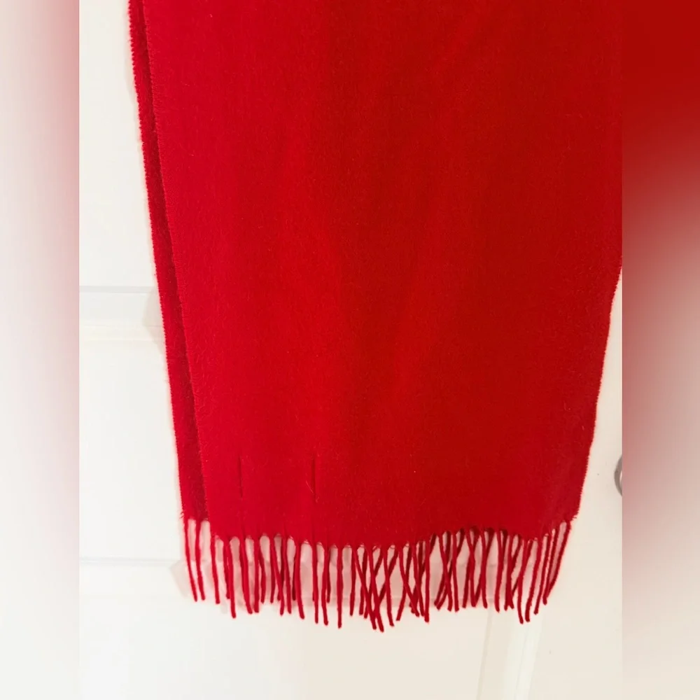 Bundle of 4 men's winter fringe acrylic scarves